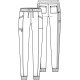 Dámska zdravotnícke nohavice - DK155